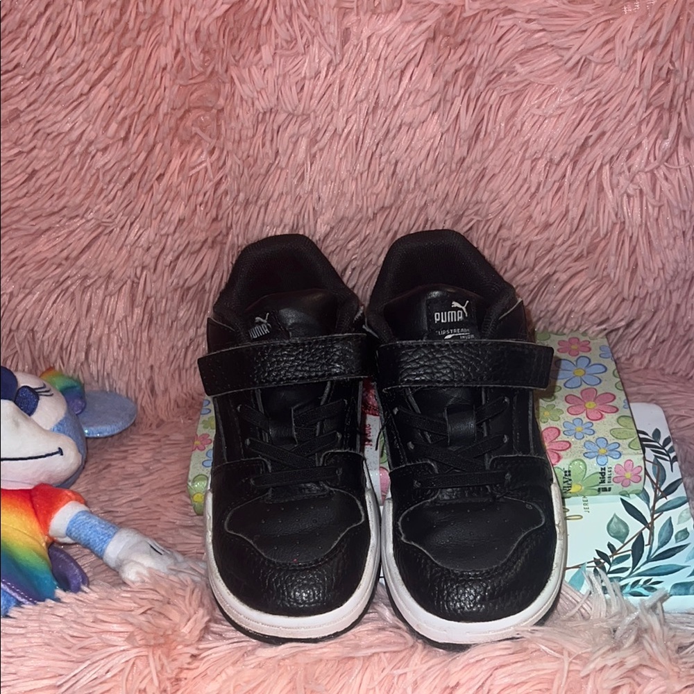 Puma Kids Black Sneakers